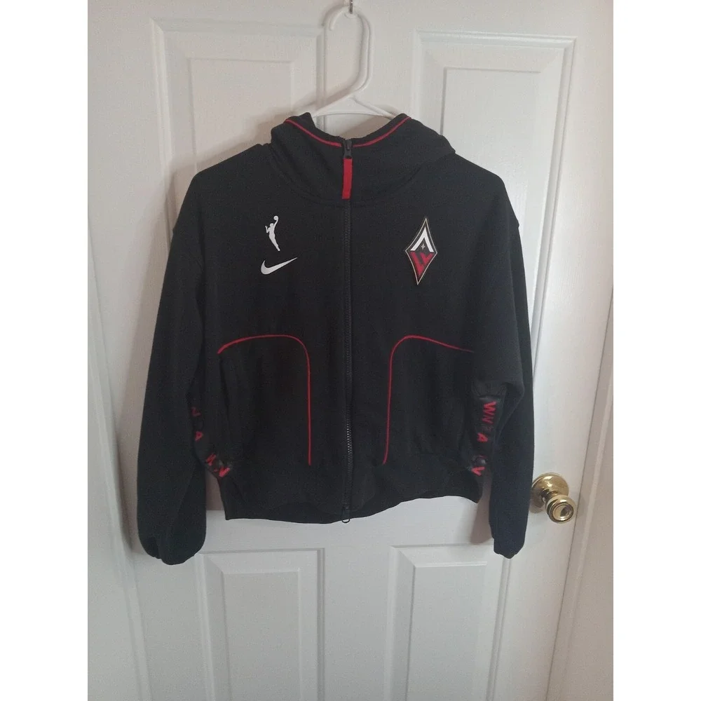 Nike Women's Dri-Fit WNBA Las Vegas Aces Full Zip Knit Hooded Jacket‎ XSMALL